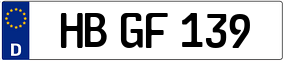 Truck License Plate